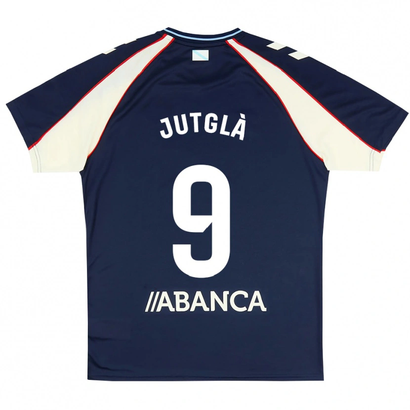Danxen Mujer Camiseta Ferran Jutglà #9 Azul Real Rojo Blanco 2ª Equipación 2026/27 La Camisa México