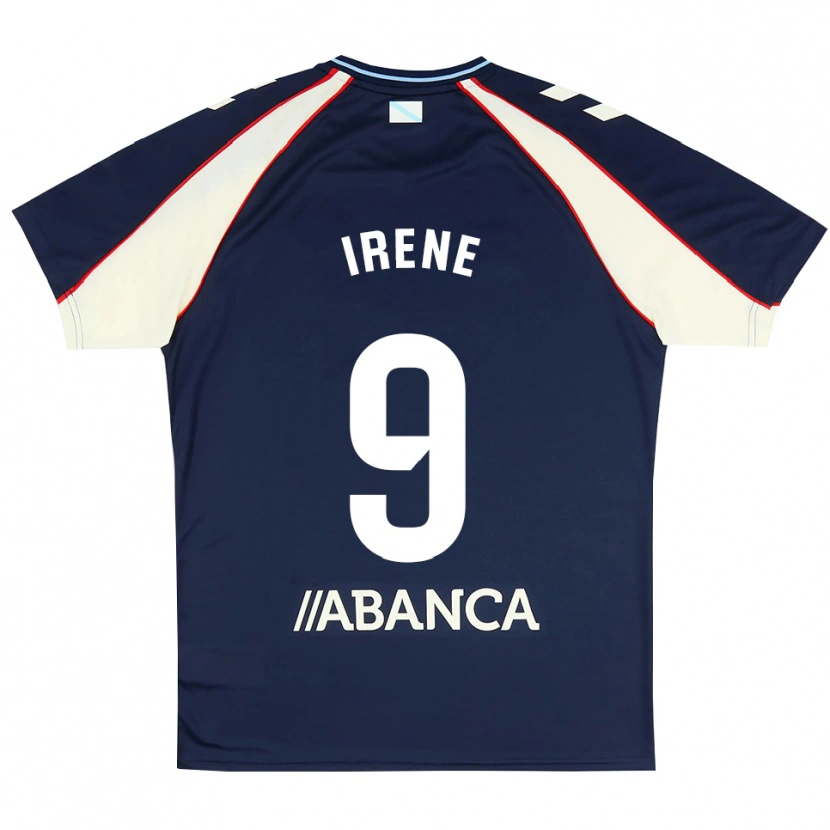 Danxen Mujer Camiseta Irene Fernández #9 Azul Real Rojo Blanco 2ª Equipación 2026/27 La Camisa México