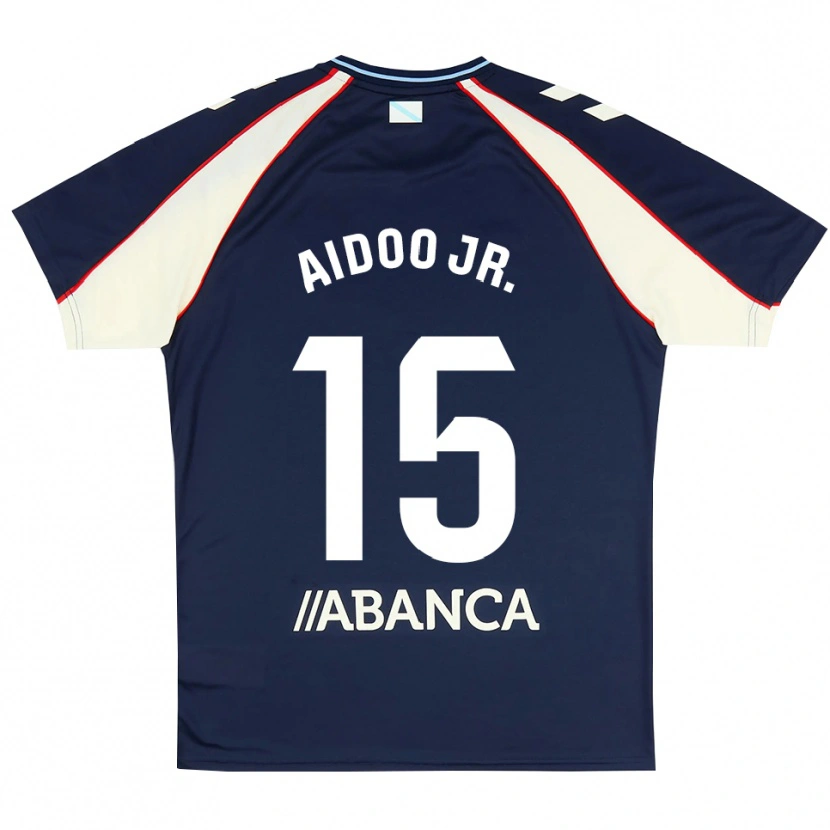 Danxen Mujer Camiseta Joseph Aidoo #15 Azul Real Rojo Blanco 2ª Equipación 2026/27 La Camisa México