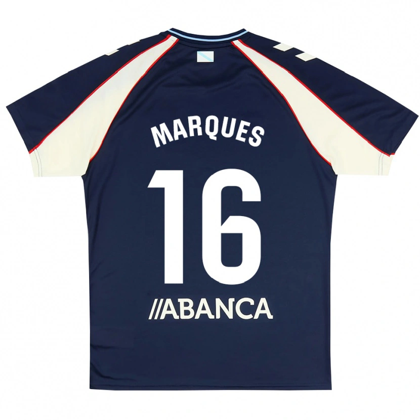 Danxen Mujer Camiseta Jailson Marques Siqueira #16 Azul Real Rojo Blanco 2ª Equipación 2026/27 La Camisa México