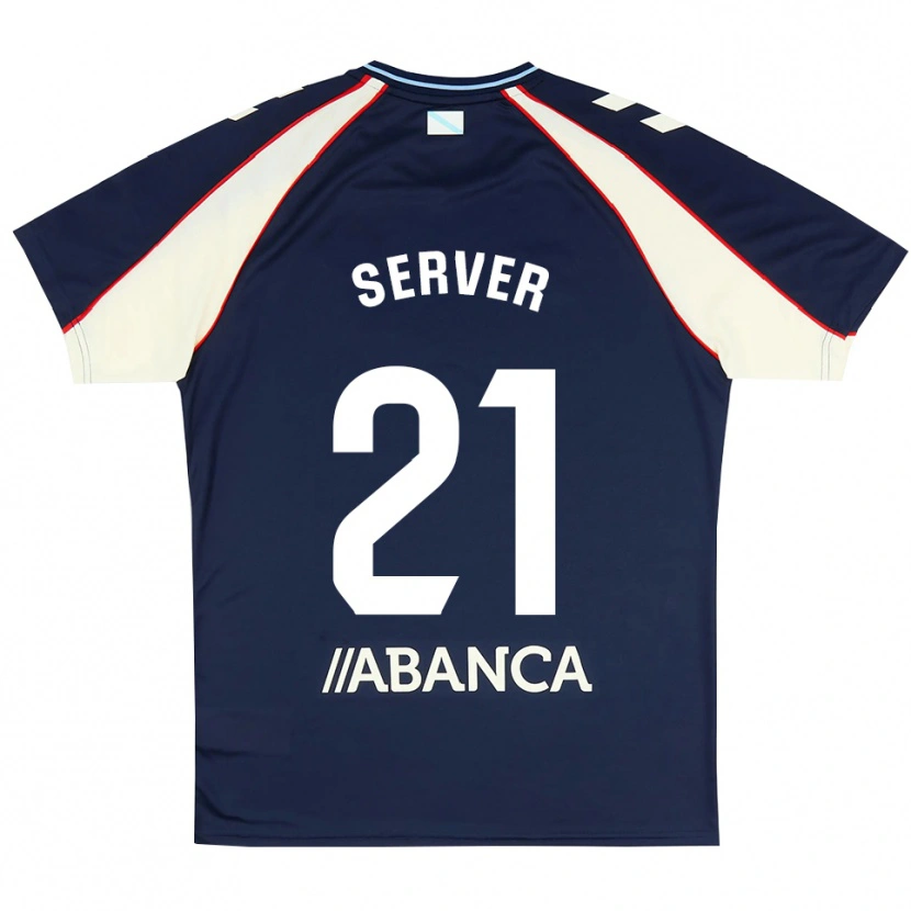 Danxen Mujer Camiseta Izan Server #21 Azul Real Rojo Blanco 2ª Equipación 2026/27 La Camisa México