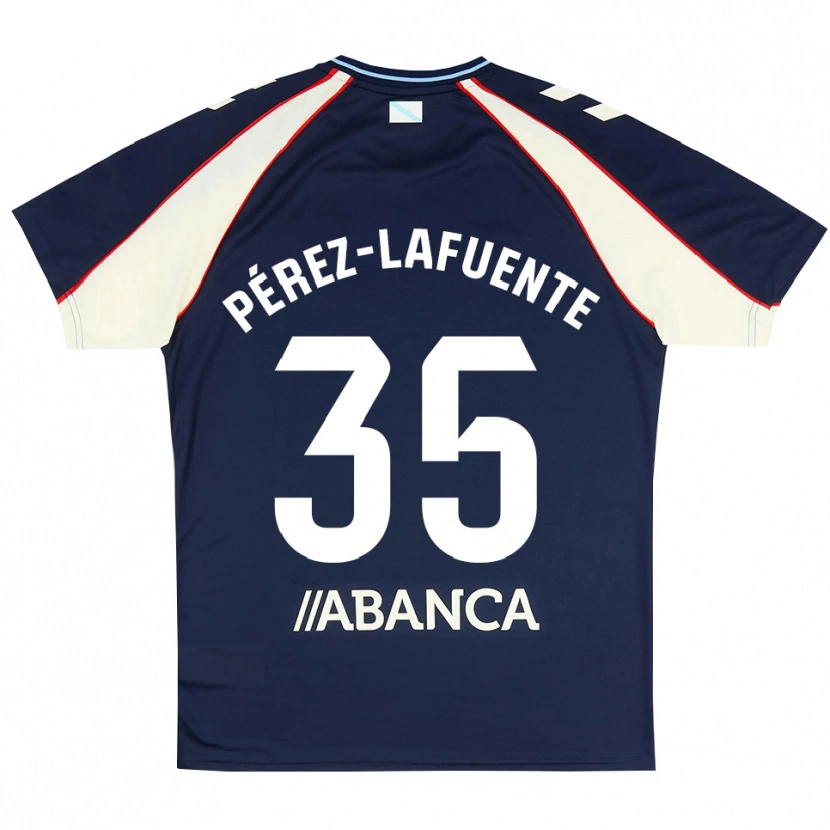 Danxen Mujer Camiseta Jorge Pérez-Lafuente #35 Azul Real Rojo Blanco 2ª Equipación 2026/27 La Camisa México