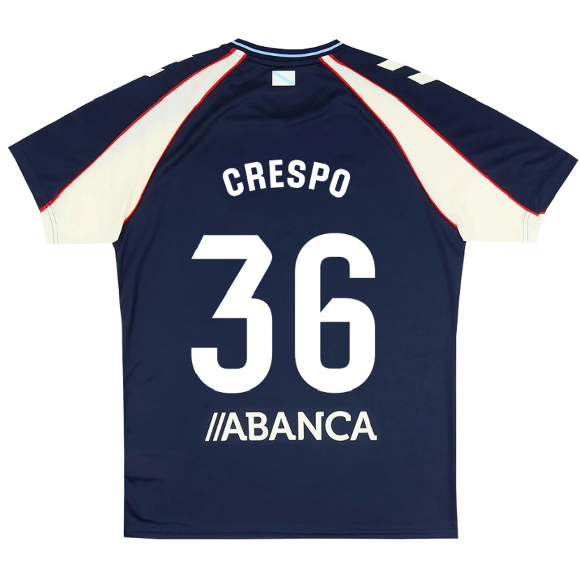 Danxen Mujer Camiseta Yoel Crespo #36 Azul Real Rojo Blanco 2ª Equipación 2026/27 La Camisa México