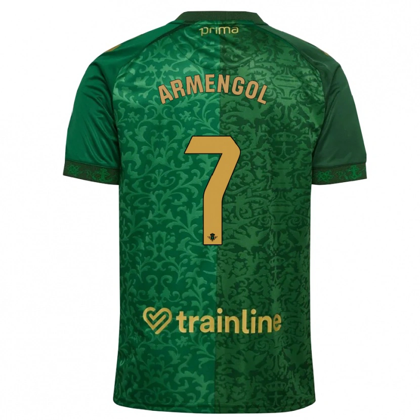 Danxen Mujer Camiseta Carla Armengol Joaniquet #7 Verde Bosque Dorado Oscuro 2ª Equipación 2026/27 La Camisa México