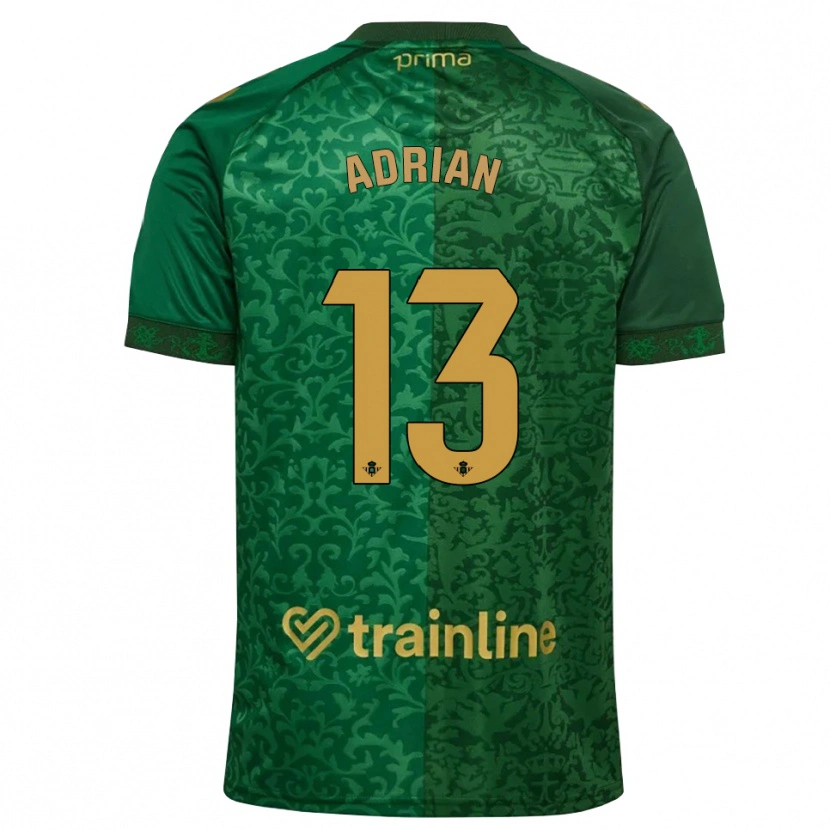 Danxen Mujer Camiseta Adrian #13 Verde Bosque Dorado Oscuro 2ª Equipación 2026/27 La Camisa México
