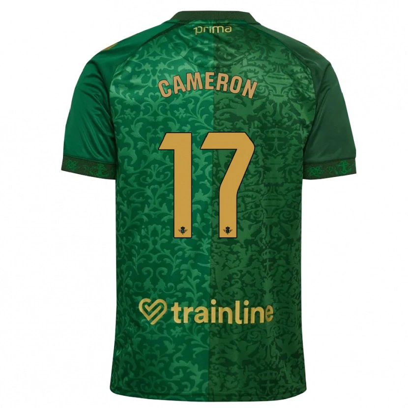 Danxen Mujer Camiseta Tiffany Cameron #17 Verde Bosque Dorado Oscuro 2ª Equipación 2026/27 La Camisa México
