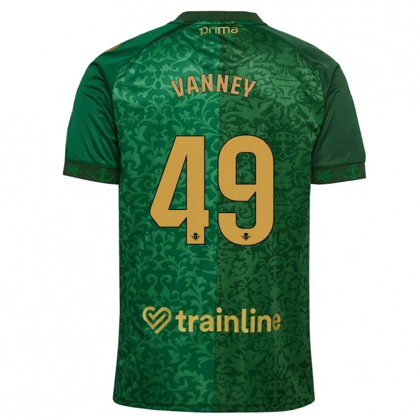 Danxen Mujer Camiseta Dylan Vanney #49 Verde Bosque Dorado Oscuro 2ª Equipación 2026/27 La Camisa México
