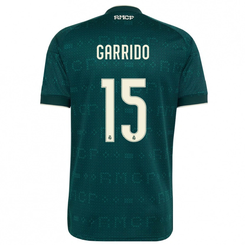 Danxen Mujer Camiseta Mateo Garrido #15 Gris Pizarra Oscuro Blanco 2ª Equipación 2026/27 La Camisa México