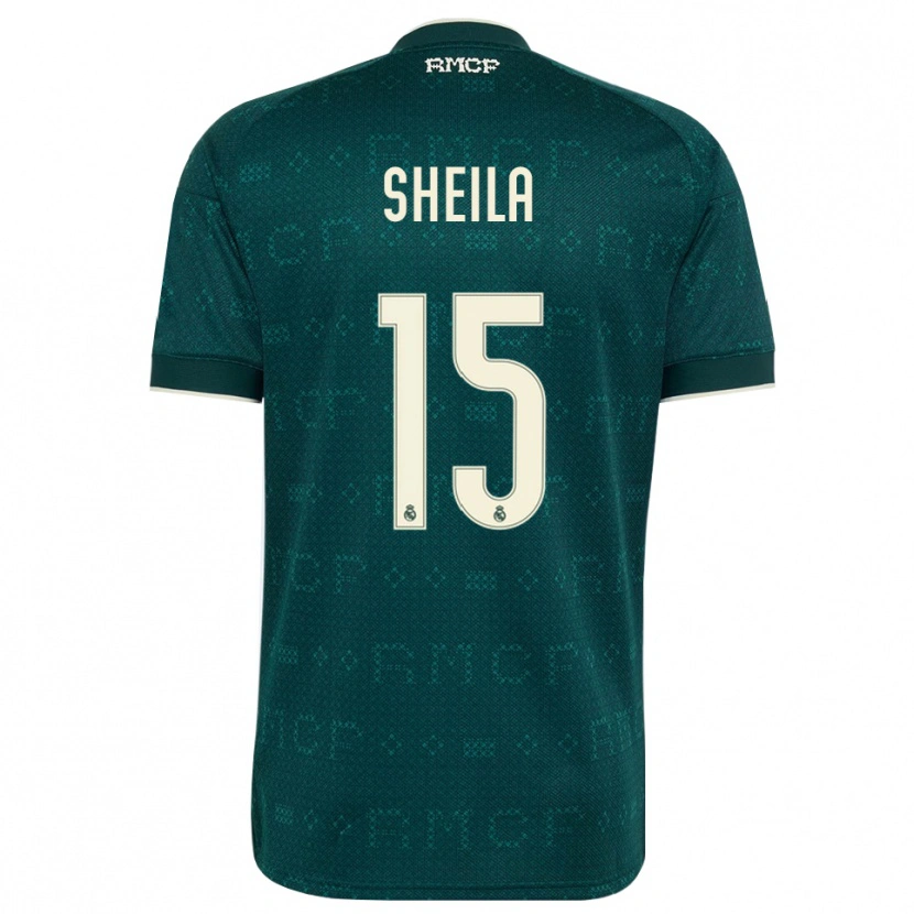Danxen Mujer Camiseta Sheila García #15 Gris Pizarra Oscuro Blanco 2ª Equipación 2026/27 La Camisa México