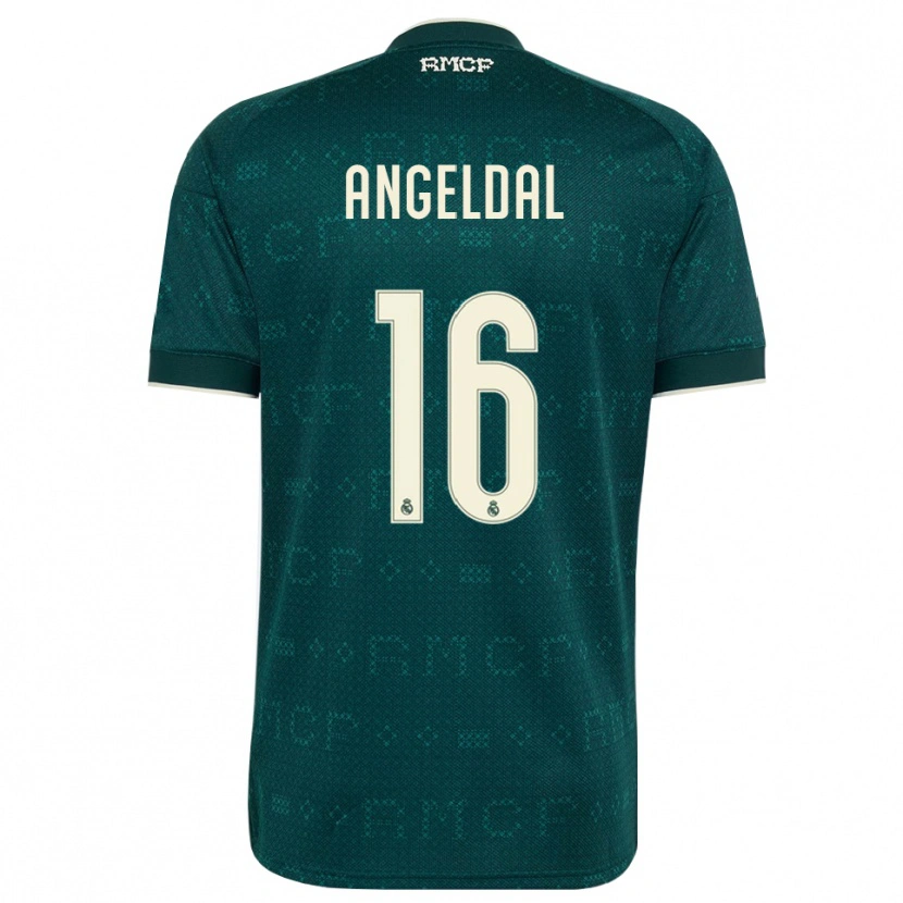 Danxen Mujer Camiseta Ingrid Filippa Angeldal #16 Gris Pizarra Oscuro Blanco 2ª Equipación 2026/27 La Camisa México