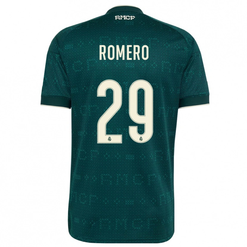 Danxen Mujer Camiseta Alfonso Romero #29 Gris Pizarra Oscuro Blanco 2ª Equipación 2026/27 La Camisa México