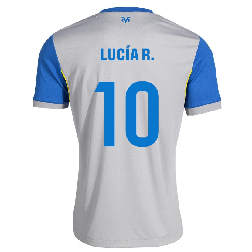 Danxen Mujer Camiseta Lucía Romero #10 Azul Lanzador Gris 2ª Equipación 2026/27 La Camisa México