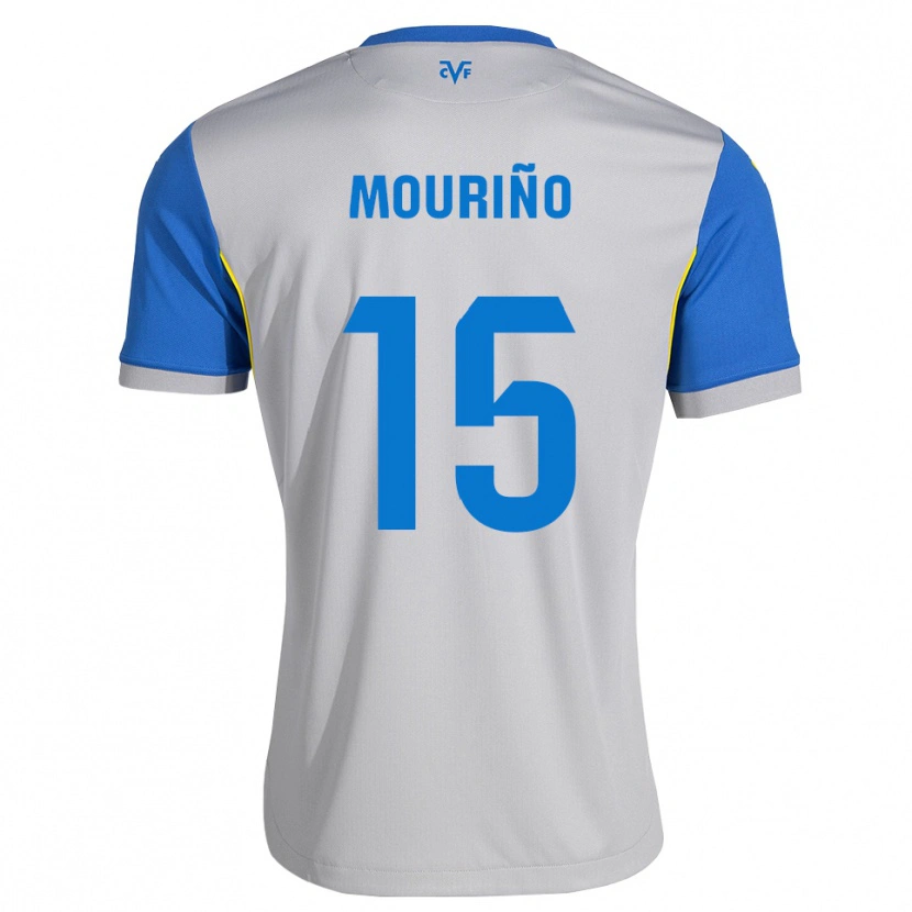 Danxen Mujer Camiseta Santiago Mouriño #15 Azul Lanzador Gris 2ª Equipación 2026/27 La Camisa México