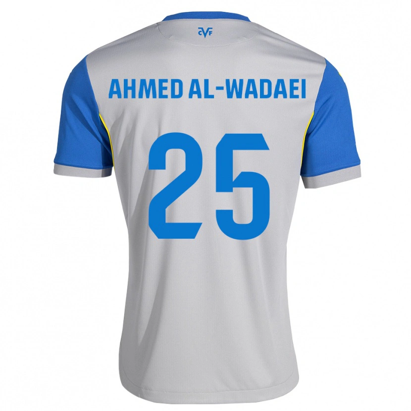 Danxen Mujer Camiseta Sayed Ahmed Al-Wadaei #25 Azul Lanzador Gris 2ª Equipación 2026/27 La Camisa México