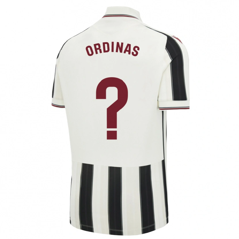 Danxen Mujer Camiseta Matías Ordinas #0 Negro Blanco Rojo 2ª Equipación 2026/27 La Camisa México