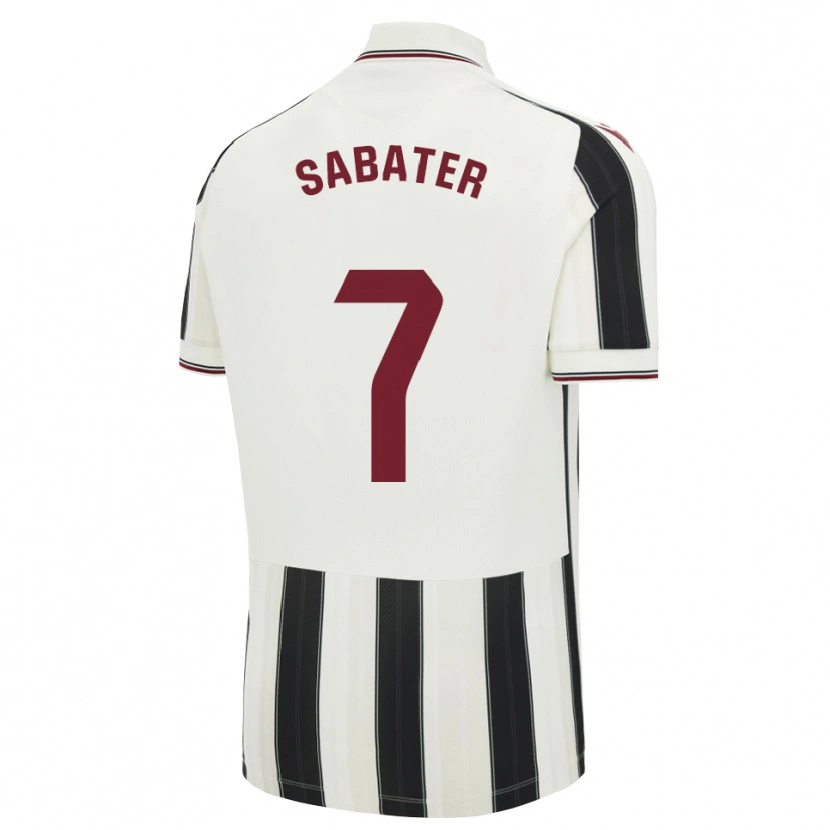 Danxen Mujer Camiseta Ethan Sabater #7 Negro Blanco Rojo 2ª Equipación 2026/27 La Camisa México