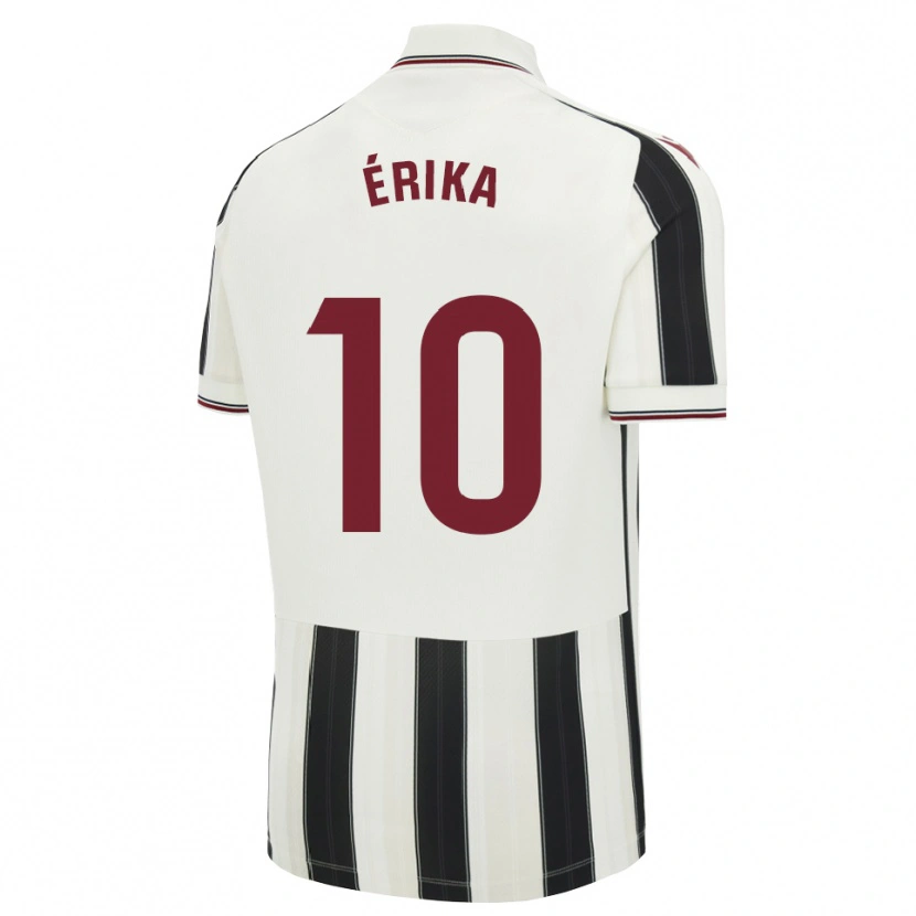 Danxen Mujer Camiseta Érika González #10 Negro Blanco Rojo 2ª Equipación 2026/27 La Camisa México