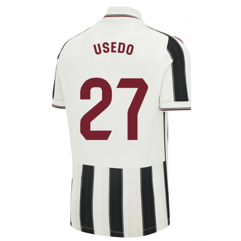 Danxen Mujer Camiseta Manel Usedo #27 Negro Blanco Rojo 2ª Equipación 2026/27 La Camisa México