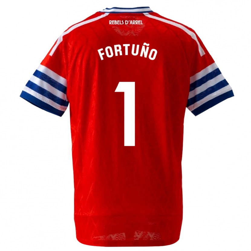Danxen Mujer Camiseta Ángel Fortuño #1 Azul Real Rojo 2ª Equipación 2026/27 La Camisa México
