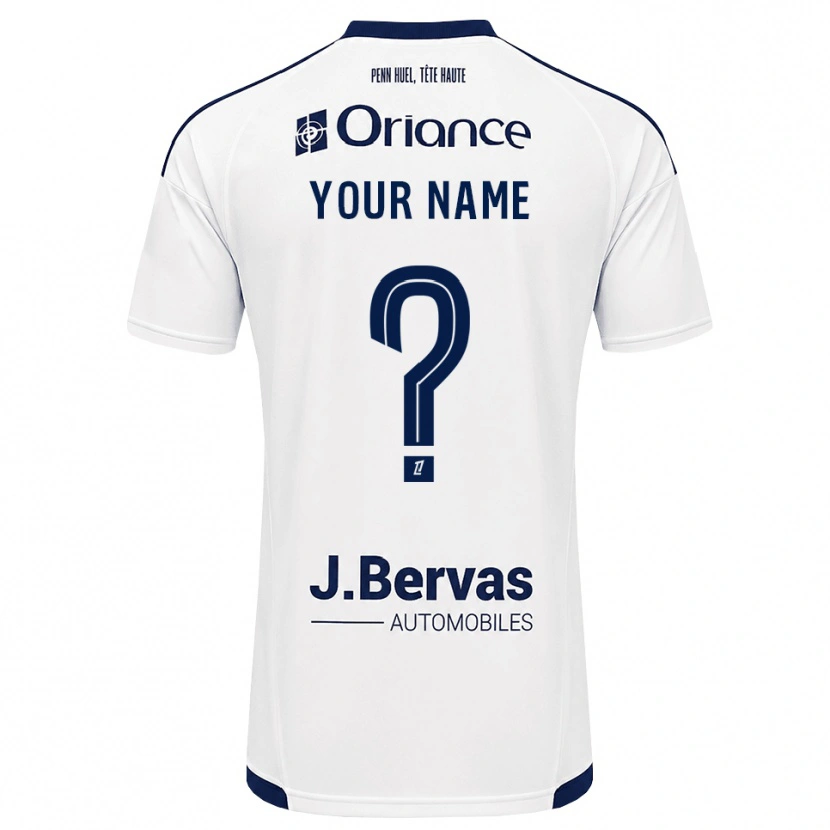 Danxen Mujer Camiseta Su Nombre #0 Azul Marino Blanco 2ª Equipación 2026/27 La Camisa México