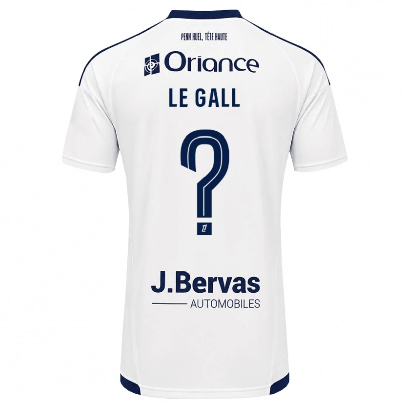 Danxen Mujer Camiseta Coline Le Gall #0 Azul Marino Blanco 2ª Equipación 2026/27 La Camisa México