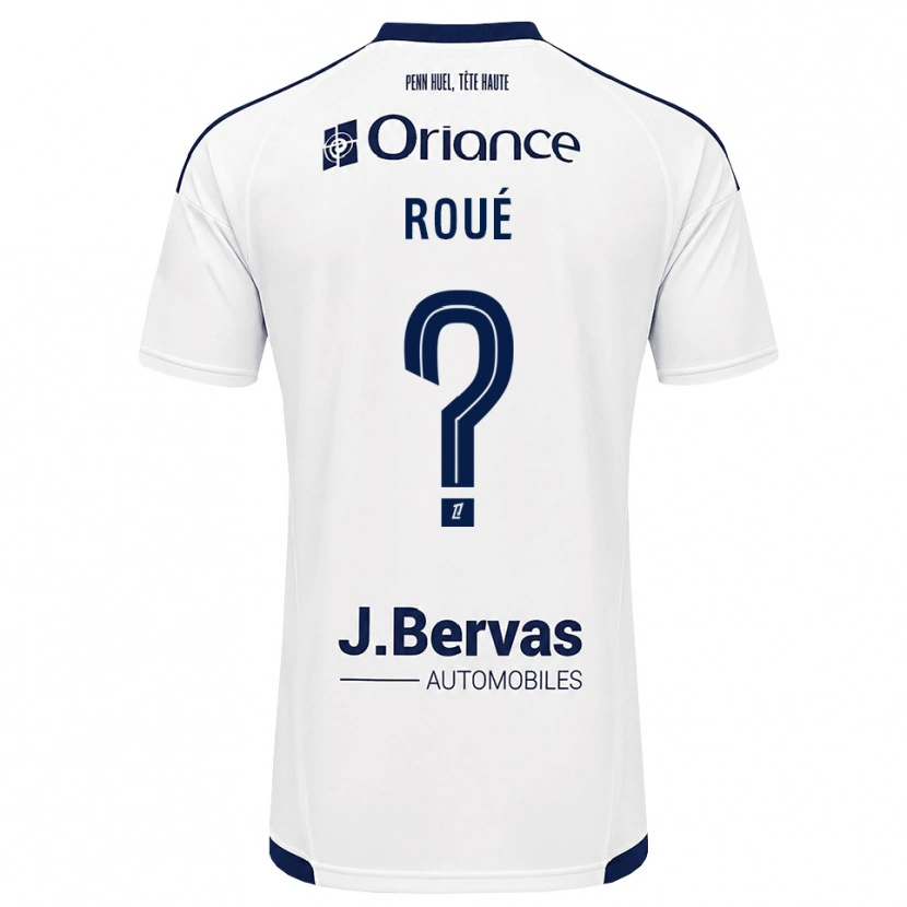 Danxen Mujer Camiseta Eugénie Roué #0 Azul Marino Blanco 2ª Equipación 2026/27 La Camisa México
