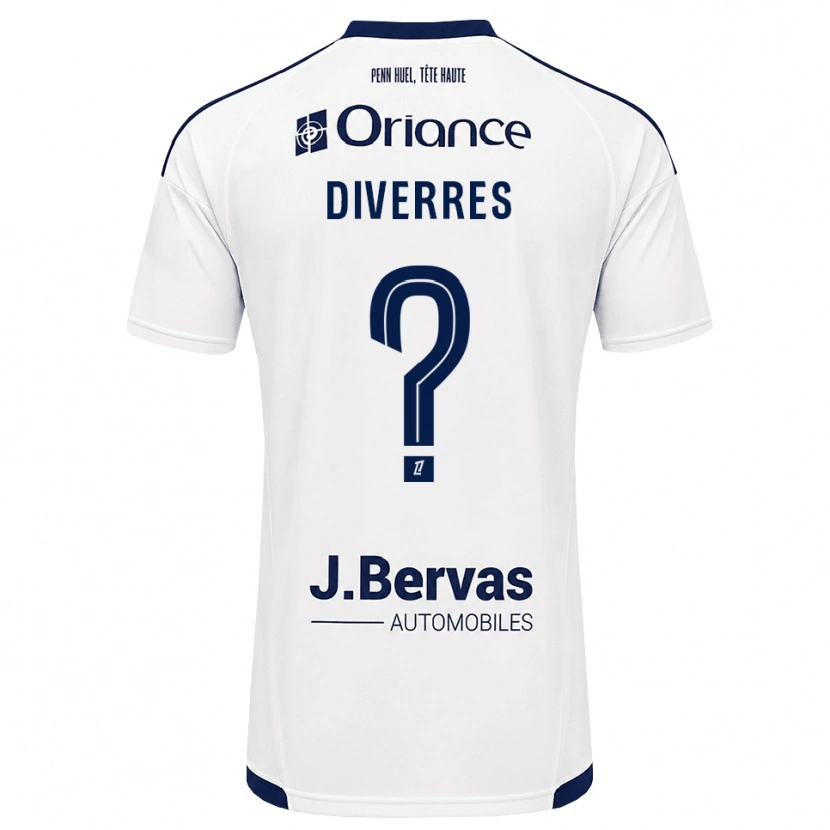 Danxen Mujer Camiseta Emma Diverres #0 Azul Marino Blanco 2ª Equipación 2026/27 La Camisa México