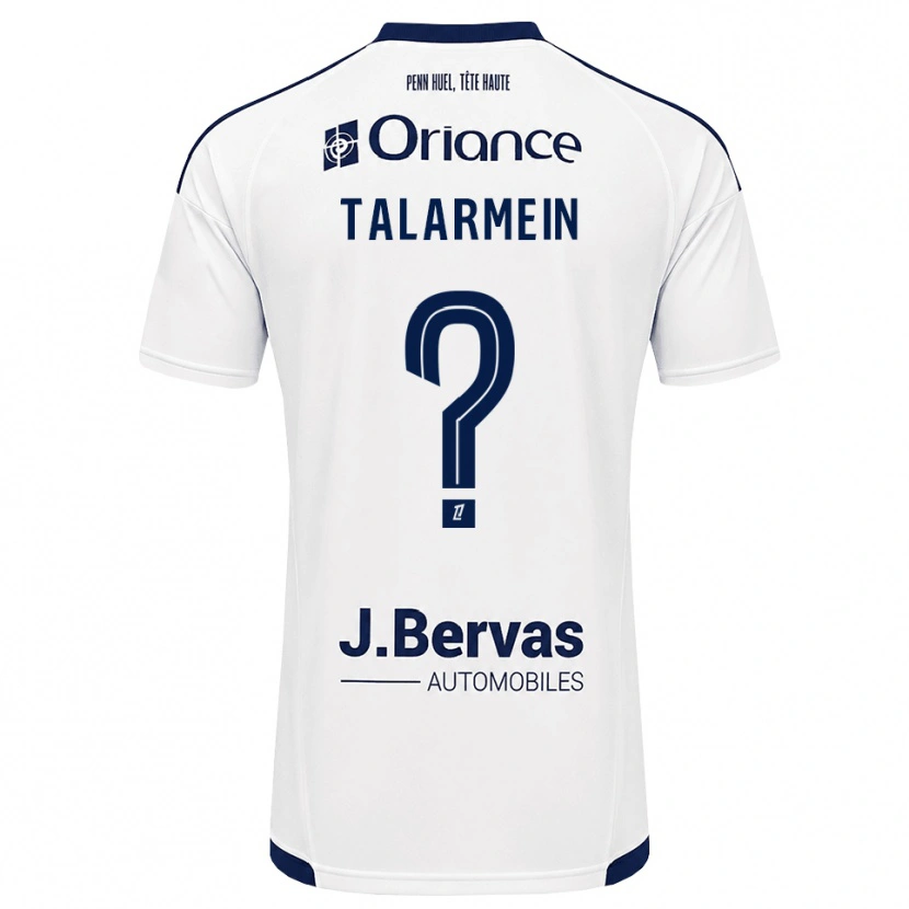 Danxen Mujer Camiseta Manon Talarmein #0 Azul Marino Blanco 2ª Equipación 2026/27 La Camisa México