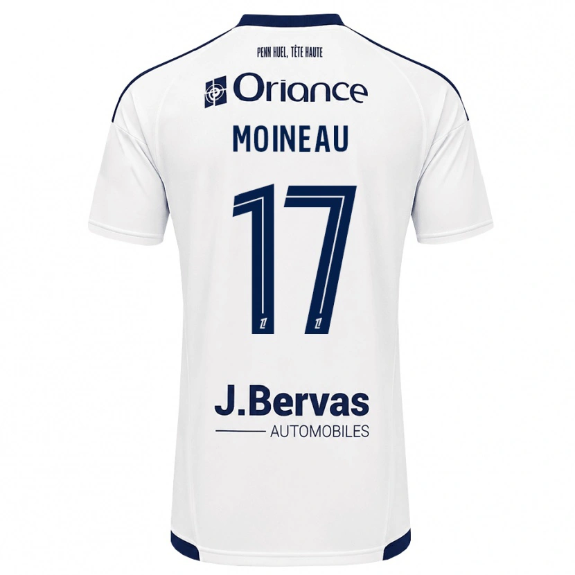 Danxen Mujer Camiseta Nathan Moineau #17 Azul Marino Blanco 2ª Equipación 2026/27 La Camisa México