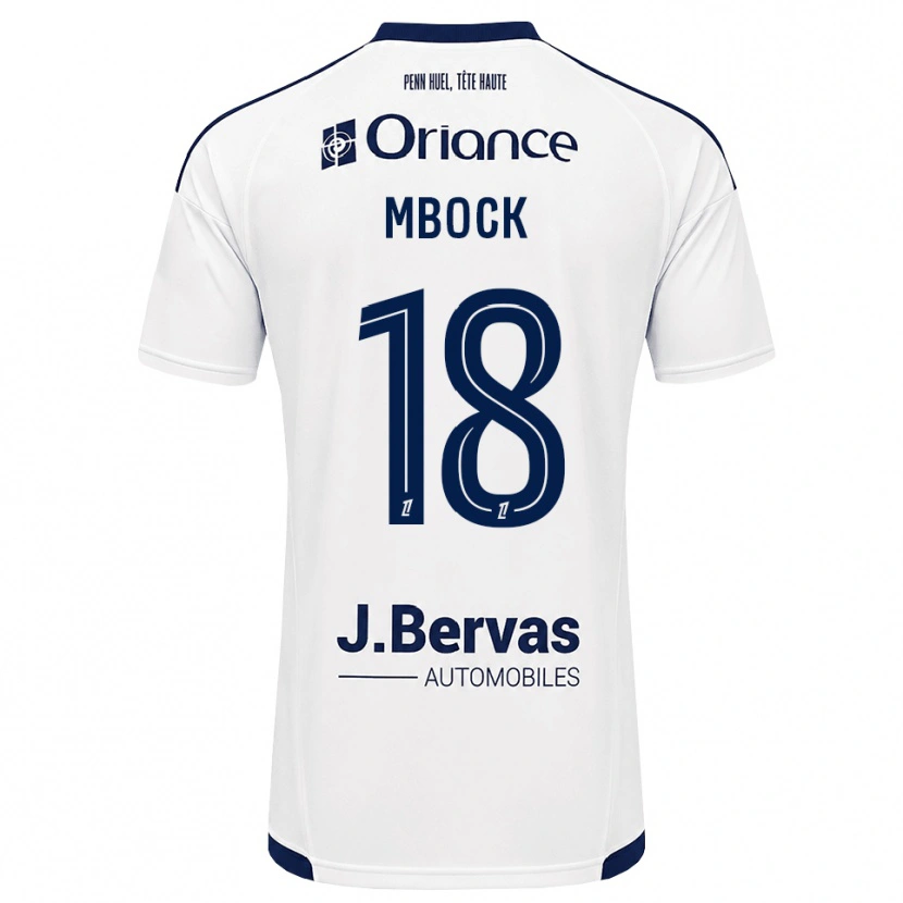 Danxen Mujer Camiseta Hianga'a Mbock #18 Azul Marino Blanco 2ª Equipación 2026/27 La Camisa México
