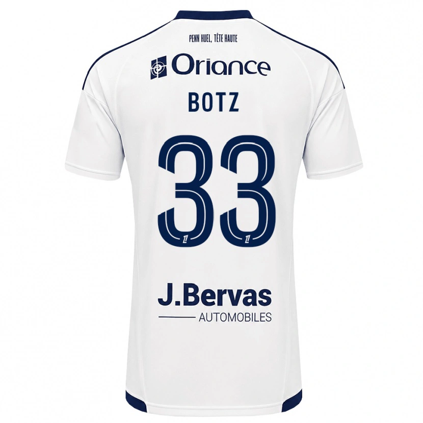 Danxen Mujer Camiseta Léo Botz #33 Azul Marino Blanco 2ª Equipación 2026/27 La Camisa México