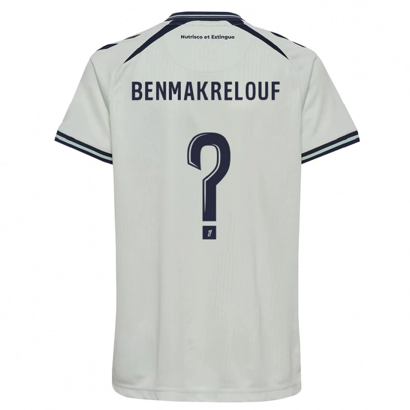 Danxen Mujer Camiseta Kwider Benmakrelouf #0 Azul Medianoche Blanco 2ª Equipación 2026/27 La Camisa México