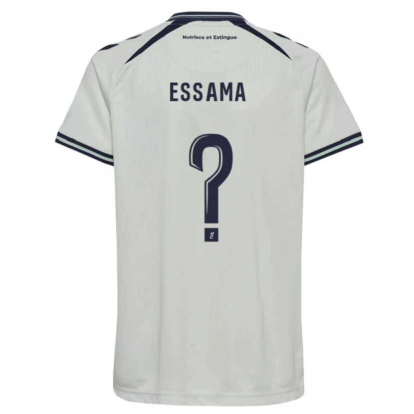 Danxen Mujer Camiseta Brian Essama #0 Azul Medianoche Blanco 2ª Equipación 2026/27 La Camisa México