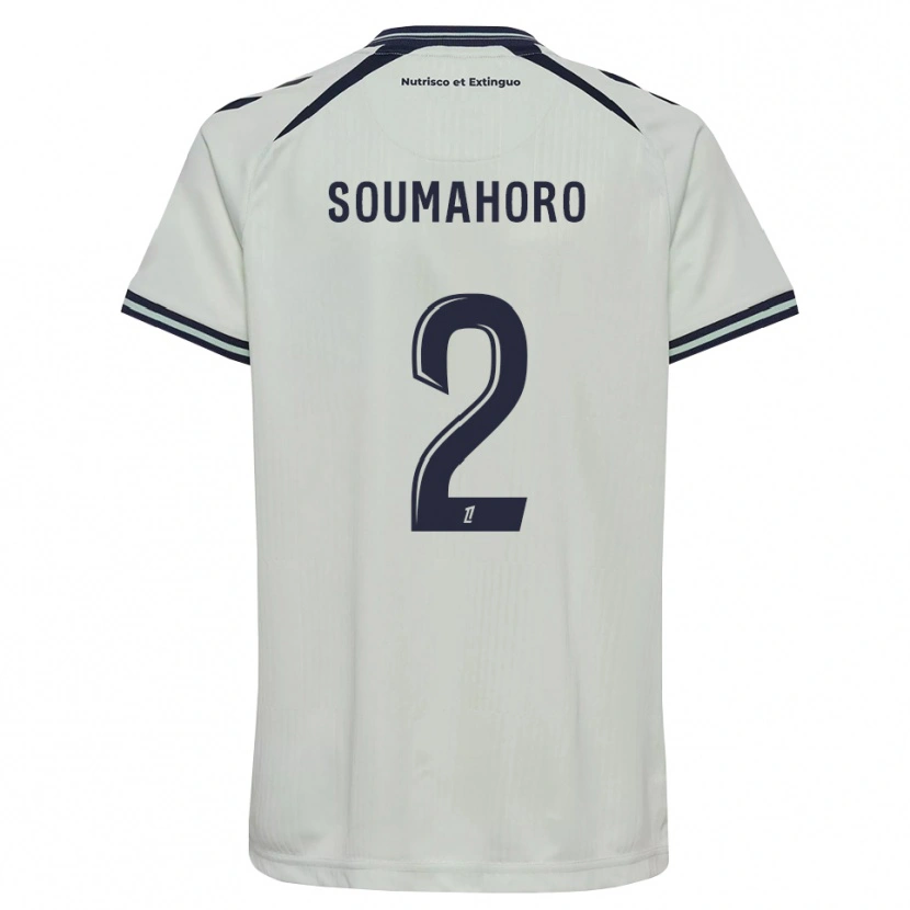 Danxen Mujer Camiseta Mahmoud Soumahoro #2 Azul Medianoche Blanco 2ª Equipación 2026/27 La Camisa México