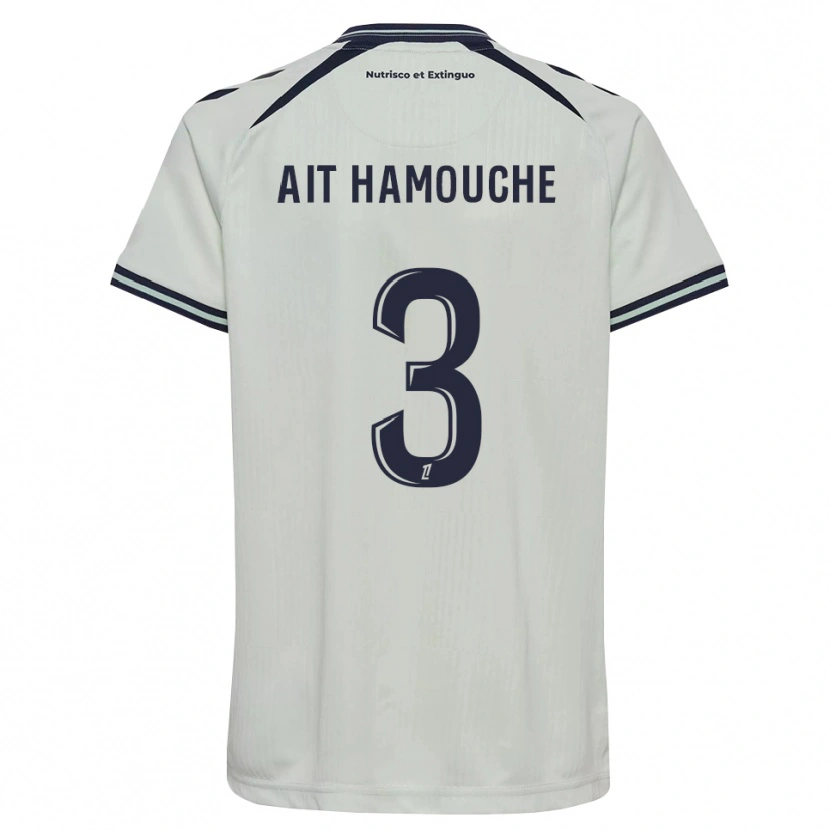 Danxen Mujer Camiseta Massyl Ait Hamouche #3 Azul Medianoche Blanco 2ª Equipación 2026/27 La Camisa México