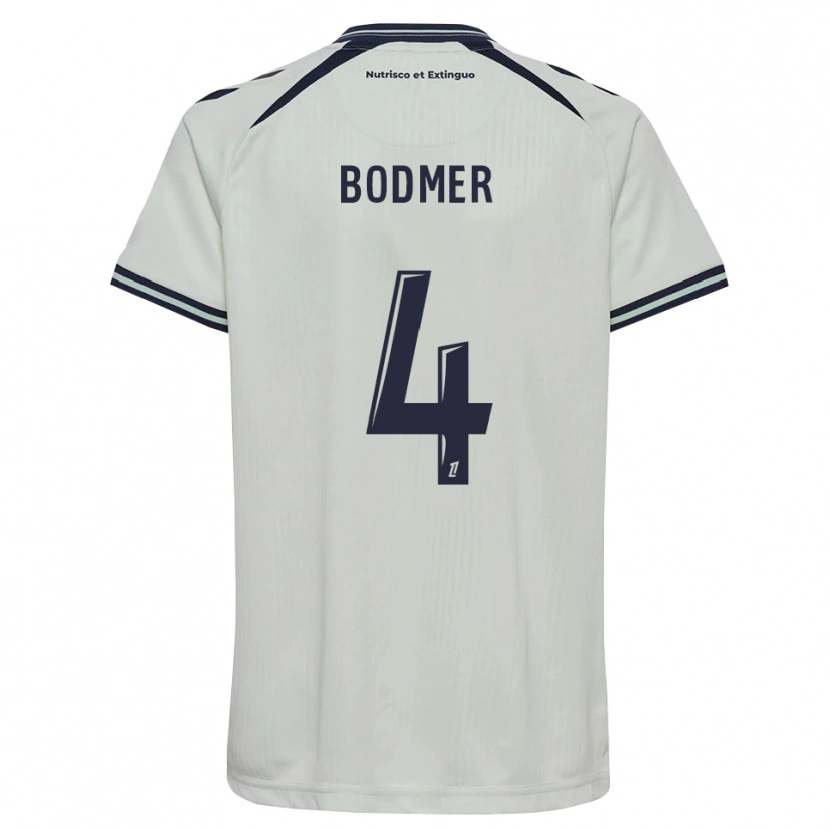 Danxen Mujer Camiseta Mathéo Bodmer #4 Azul Medianoche Blanco 2ª Equipación 2026/27 La Camisa México