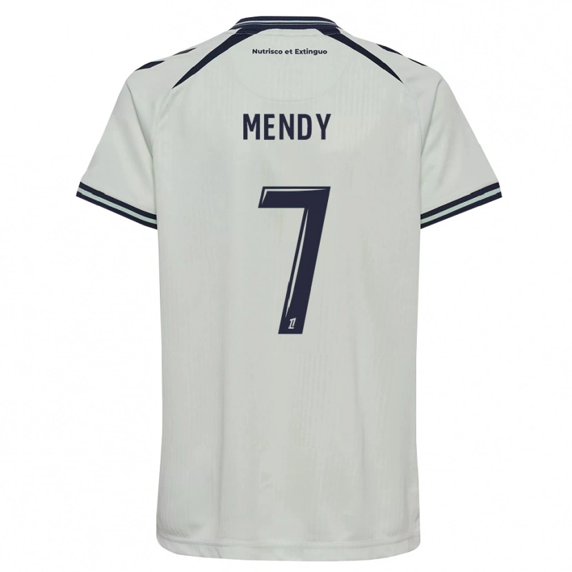 Danxen Mujer Camiseta Dahiss Mendy #7 Azul Medianoche Blanco 2ª Equipación 2026/27 La Camisa México