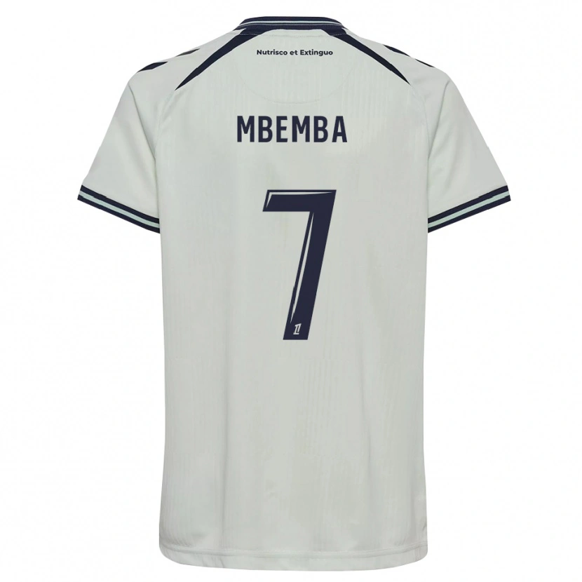 Danxen Mujer Camiseta Abdallah Mbemba #7 Azul Medianoche Blanco 2ª Equipación 2026/27 La Camisa México