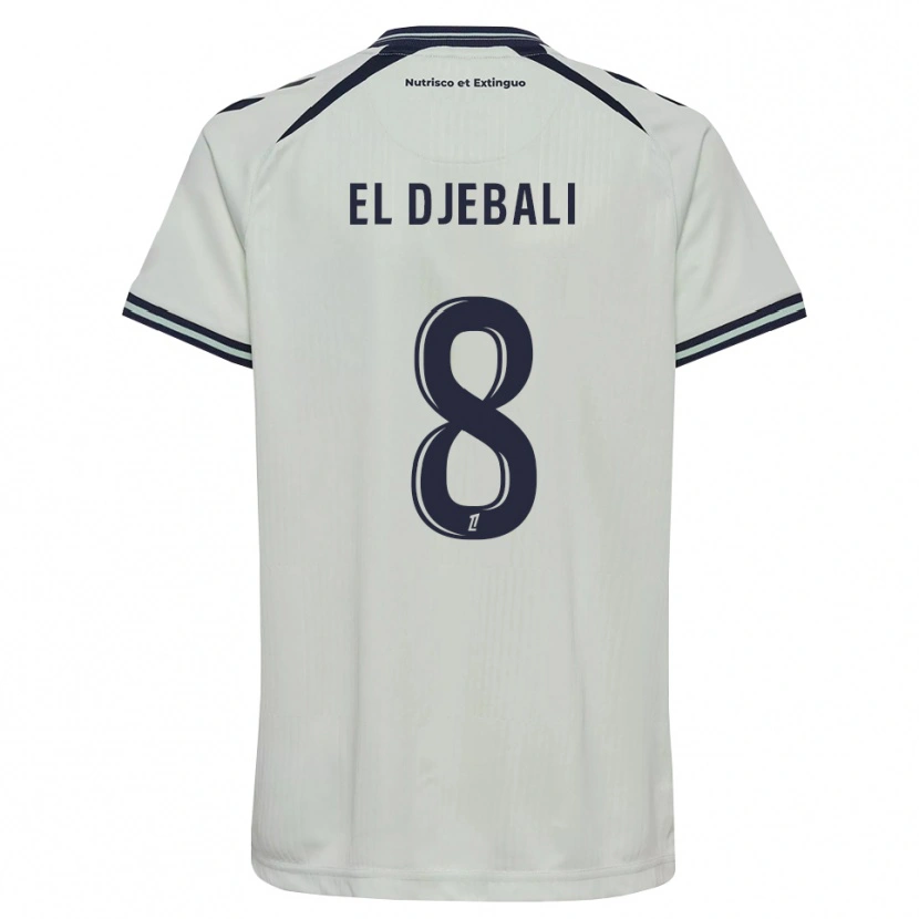 Danxen Mujer Camiseta Rayan El Djebali #8 Azul Medianoche Blanco 2ª Equipación 2026/27 La Camisa México
