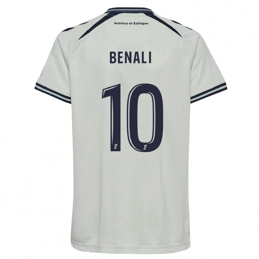 Danxen Mujer Camiseta Adam Benali #10 Azul Medianoche Blanco 2ª Equipación 2026/27 La Camisa México