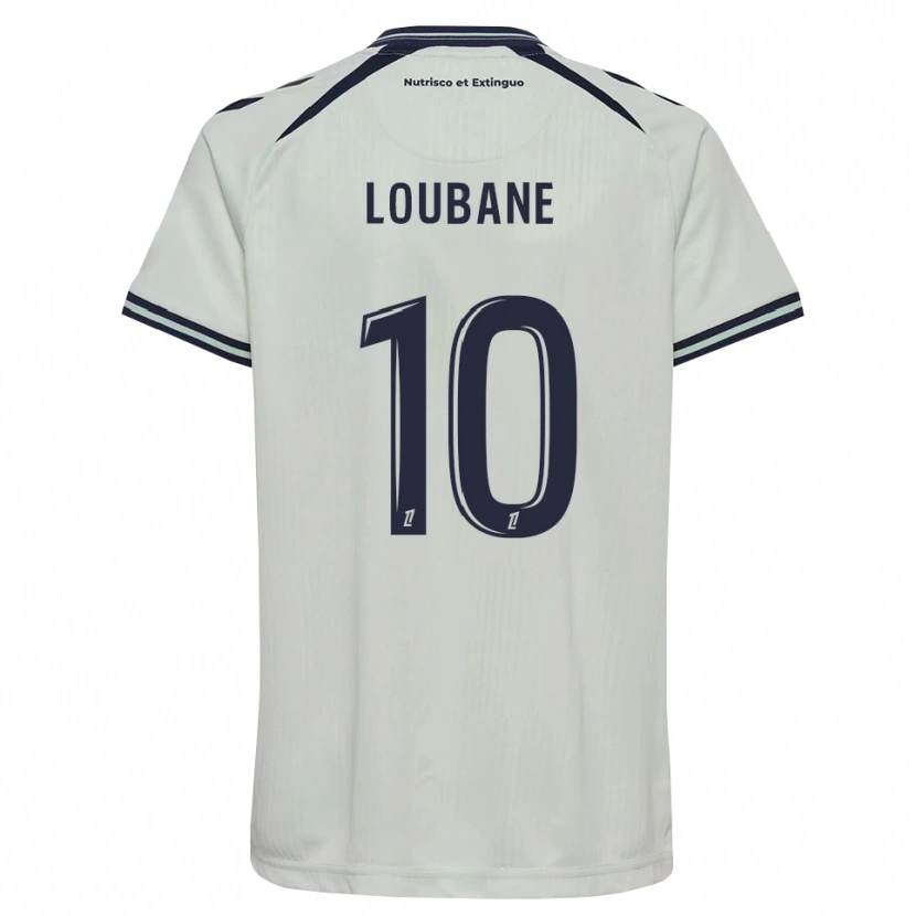 Danxen Mujer Camiseta Yassine Loubane #10 Azul Medianoche Blanco 2ª Equipación 2026/27 La Camisa México