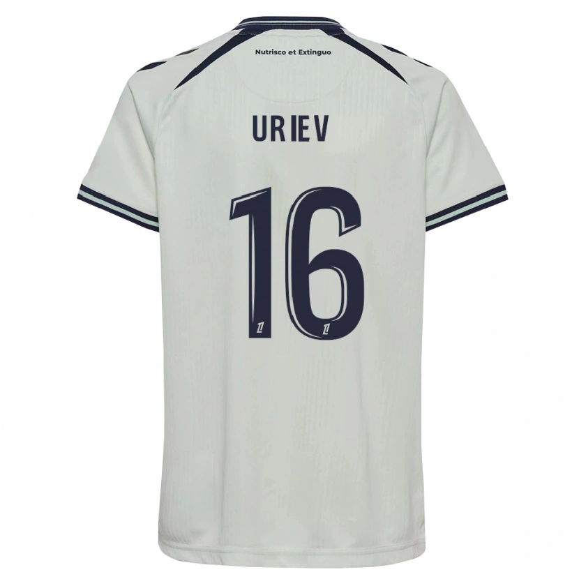 Danxen Mujer Camiseta Alan Uriev #16 Azul Medianoche Blanco 2ª Equipación 2026/27 La Camisa México