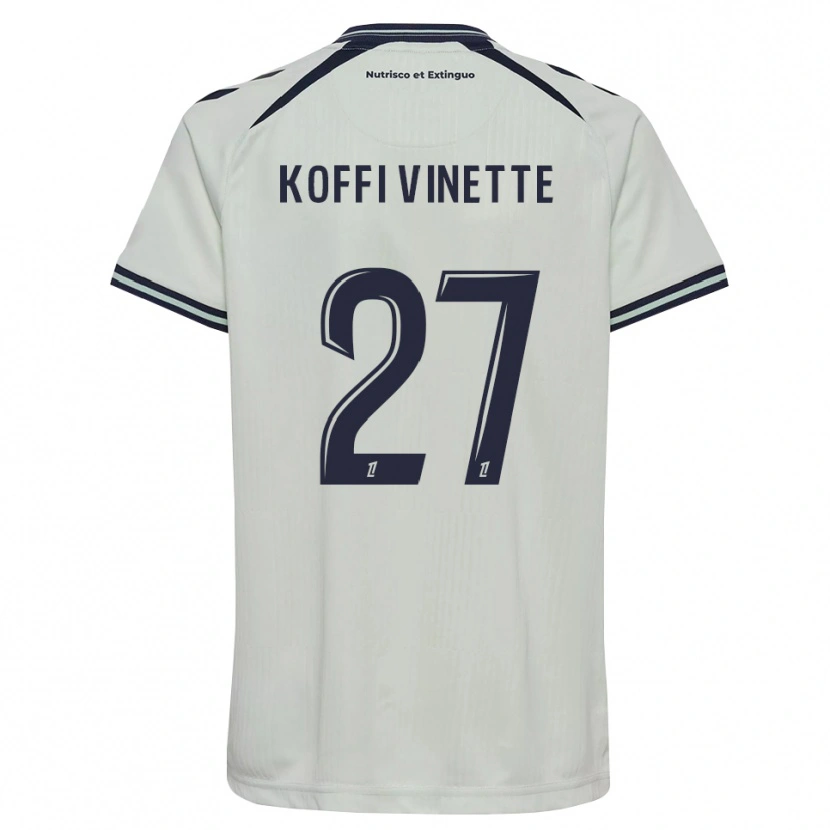 Danxen Mujer Camiseta Enzo Koffi #27 Azul Medianoche Blanco 2ª Equipación 2026/27 La Camisa México