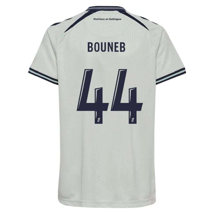 Danxen Mujer Camiseta Ismaïl Bouneb #44 Azul Medianoche Blanco 2ª Equipación 2026/27 La Camisa México