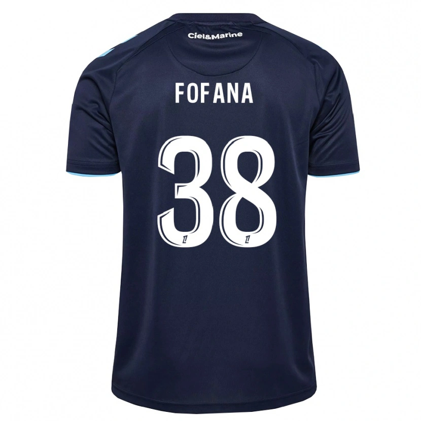 Danxen Mujer Camiseta Rayan Fofana #38 Azul Aciano Azul Medianoche 1ª Equipación 2026/27 La Camisa México