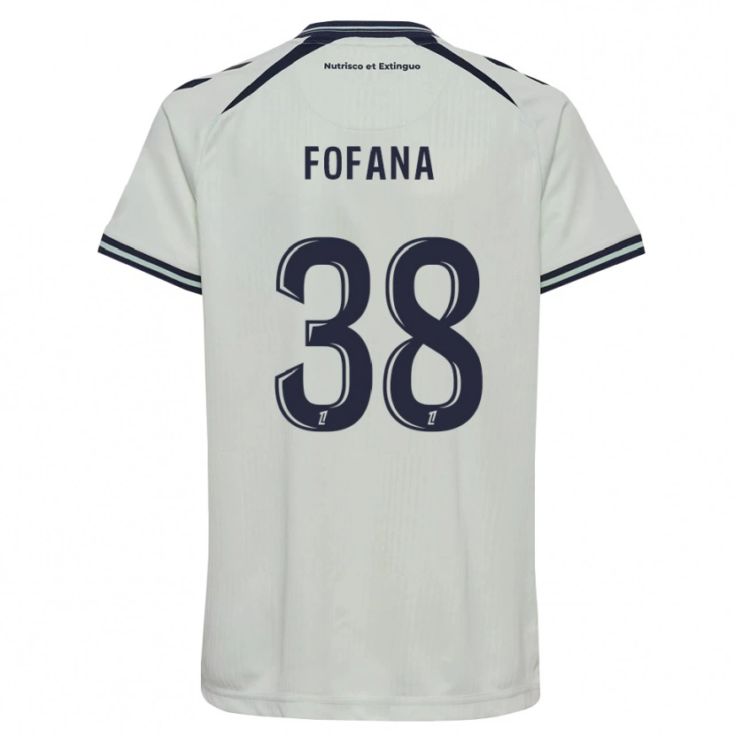 Danxen Mujer Camiseta Rayan Fofana #38 Azul Medianoche Blanco 2ª Equipación 2026/27 La Camisa México