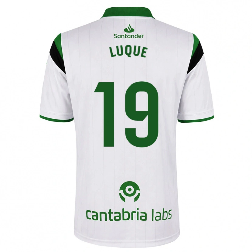 Danxen Niño Camiseta Iker Luque #19 Blanco Verde Negro 1ª Equipación 2026/27 La Camisa México