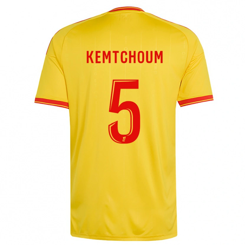Danxen Niño Camiseta Noé Kemtchoum #5 Oro Naranja Rojo 1ª Equipación 2026/27 La Camisa México