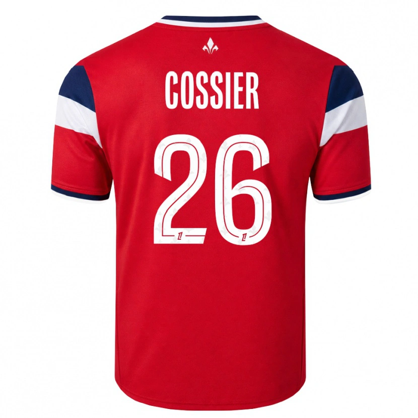 Danxen Niño Camiseta Isaac Cossier #26 Rojo Blanco Azul Real 1ª Equipación 2026/27 La Camisa México