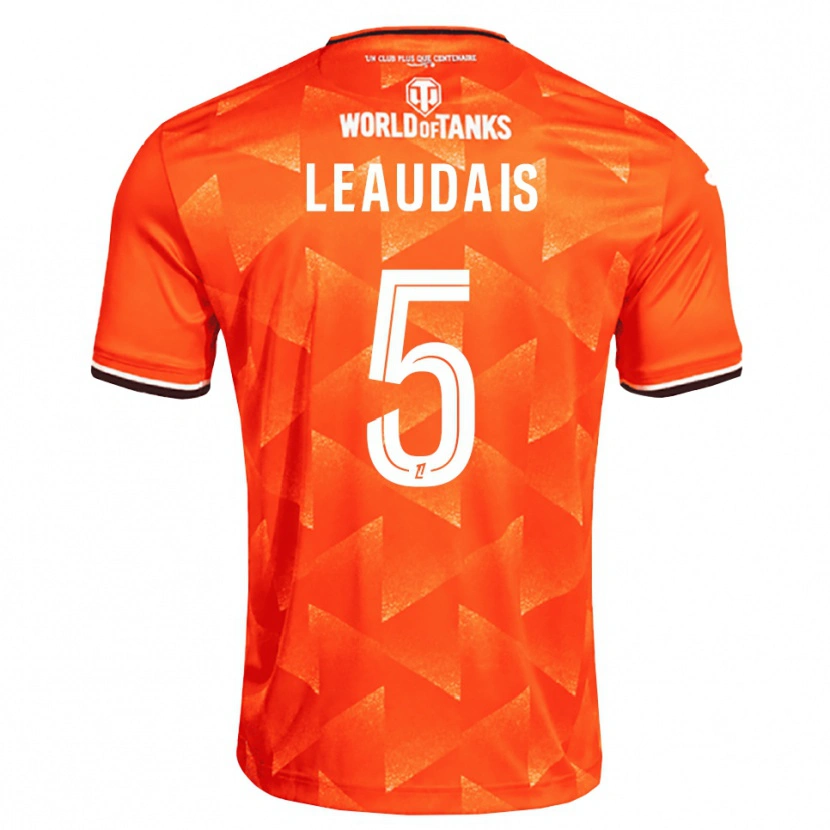 Danxen Niño Camiseta Lucas Leaudais #5 Naranja Blanco Negro 1ª Equipación 2026/27 La Camisa México